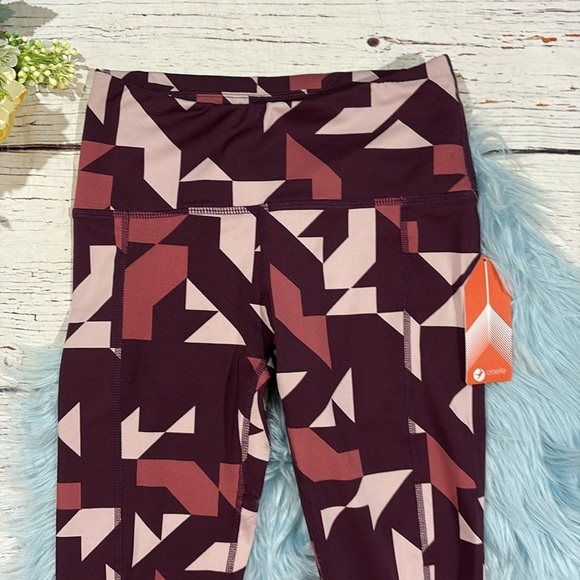 NWT Oiselle Tribeca Print KC Knickers Crop Leggings - Picture 8 of 9